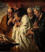 Jacob Jordaens The Four Evangelists USA oil painting artist